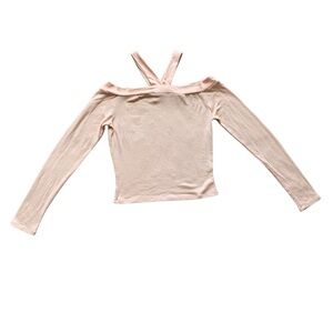 Peach Love California NWOT Off the shoulder sweater Size L